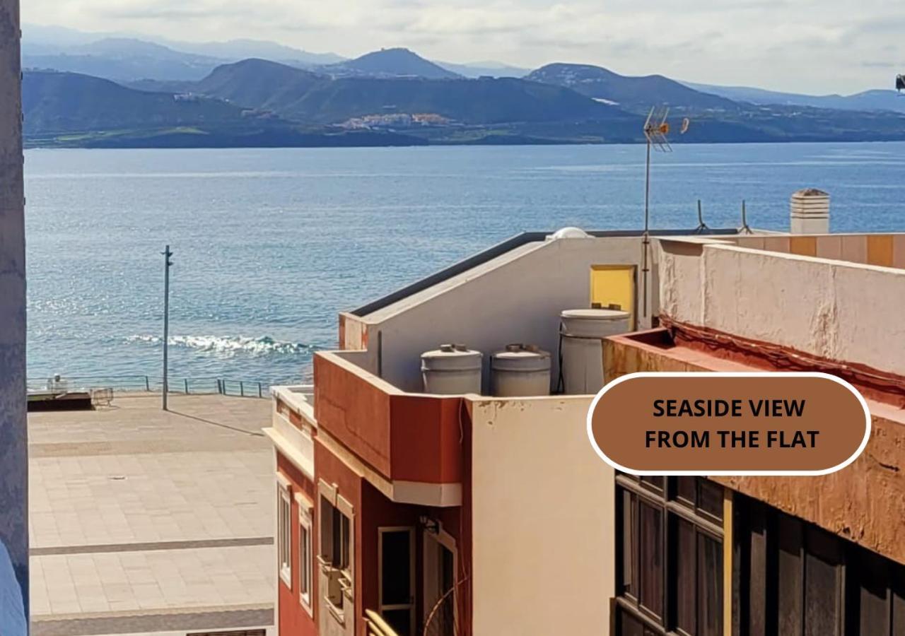Casita Canaria Playa Beachfront Access & Lateral Ocean View With Terrace Las Palmas Buitenkant foto